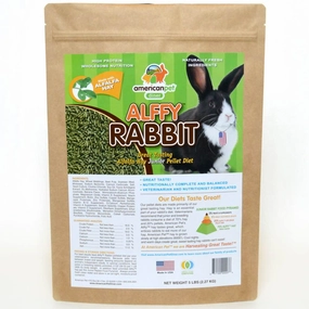 American Pet Diner Alffy Rabbit Pellet Food 5lb parrot cage,small bird perch,exotic pet bird