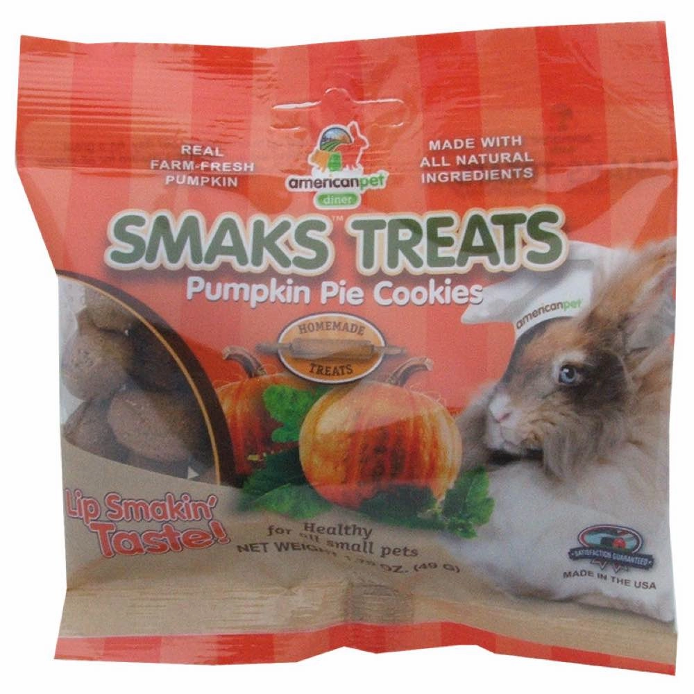 American Pet Diner Smaks Treats Pumpkin Pie Cookies For Small Animals 1.75oz parrot cage,small bird perch,exotic pet bird