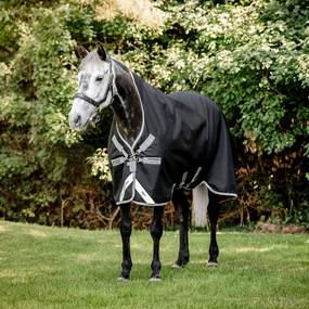 Amigo Bravo 12 Wug, 250 Gram, Black/Titanium horse blanket,poultry bed sheet,equine sheets
