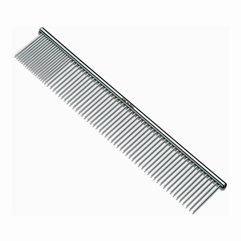 Andis Steel Comb 10" dog grooming brush,dog detangler comb,slicker brush dog