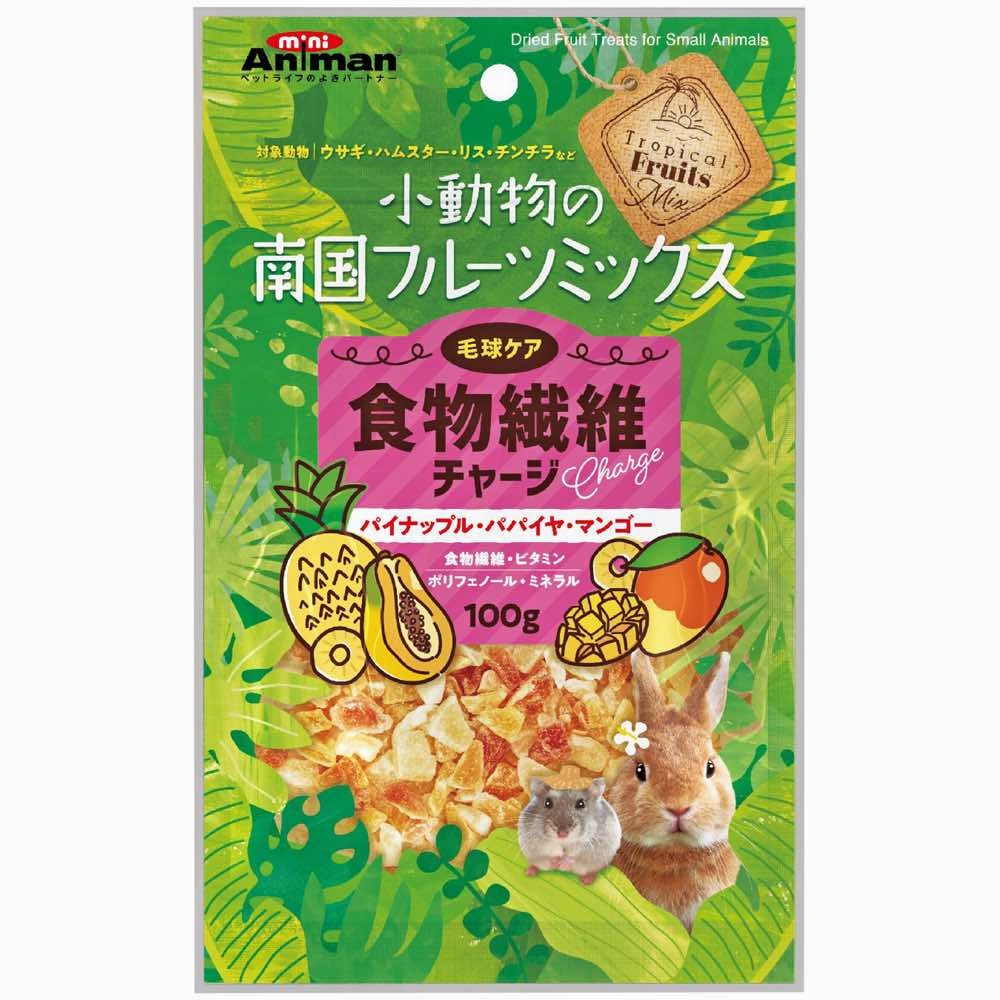 Animan Dried Pineapple, Papaya & Mango Fruit Small Animal Treats 100g parrot cage,small bird perch,exotic pet bird