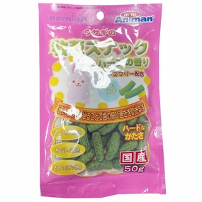 Animan Hard Alfalfa Snack Herb Flavor Rabbit Treats 50g parrot cage,small bird perch,exotic pet bird