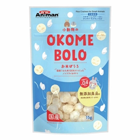 Animan Okome Bolo Rice Crackers Small Animal Treats 15g parrot cage,small bird perch,exotic pet bird