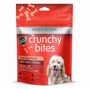 Arden Grange - Crunchy Bites Chicken  (225g) meat dog treat,healthy dog snack,jerky for dogs
