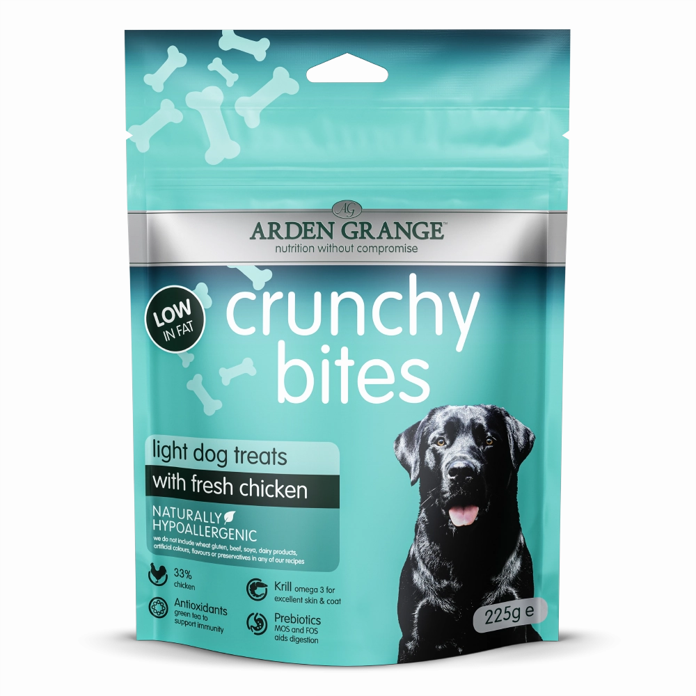 Arden Grange - Crunchy Bites Light (225g) meat dog treat,healthy dog snack,jerky for dogs