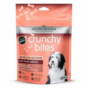 Arden Grange - Crunchy Bites Salmon  (225g) meat dog treat,healthy dog snack,jerky for dogs