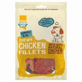 Armitage Chewy Chicken Fillets - 80G meat dog treat,healthy dog snack,jerky for dogs