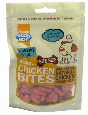 Armitage Deli Bites Chicken 65g meat dog treat,healthy dog snack,jerky for dogs