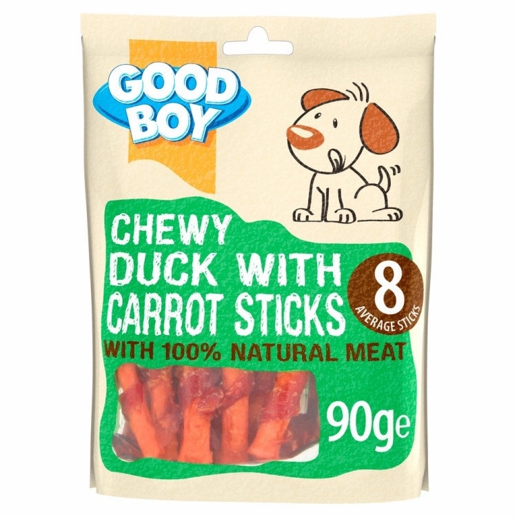 Armitage Duck Carrot Stick 90G meat dog treat,healthy dog snack,jerky for dogs