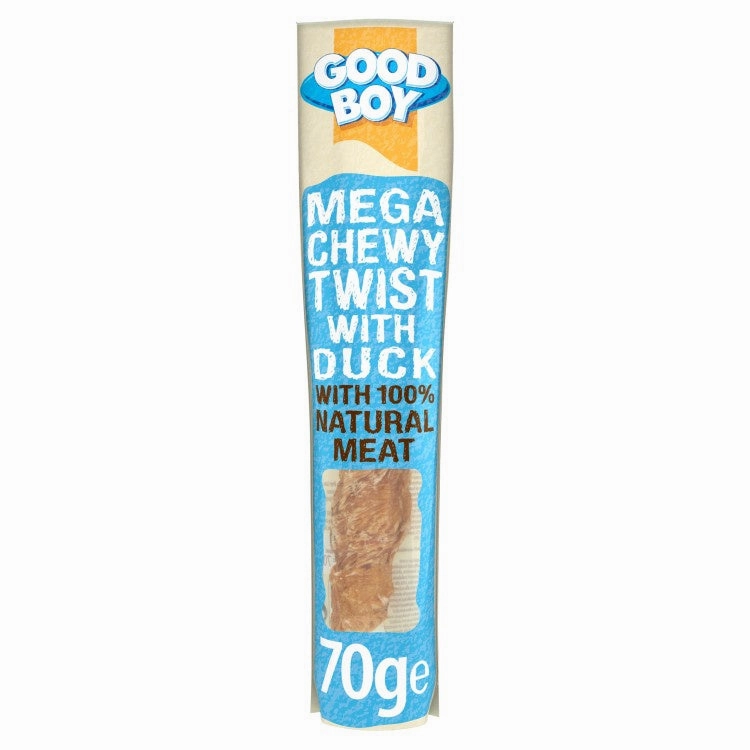 Armitage Mega Duck Twist 70G meat dog treat,healthy dog snack,jerky for dogs
