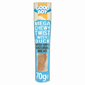 Armitage Mega Duck Twist 70G meat dog treat,healthy dog snack,jerky for dogs