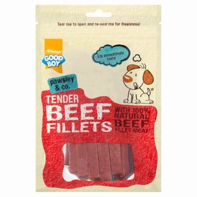 Armitage Tender Beef Fillets - 90G meat dog treat,healthy dog snack,jerky for dogs