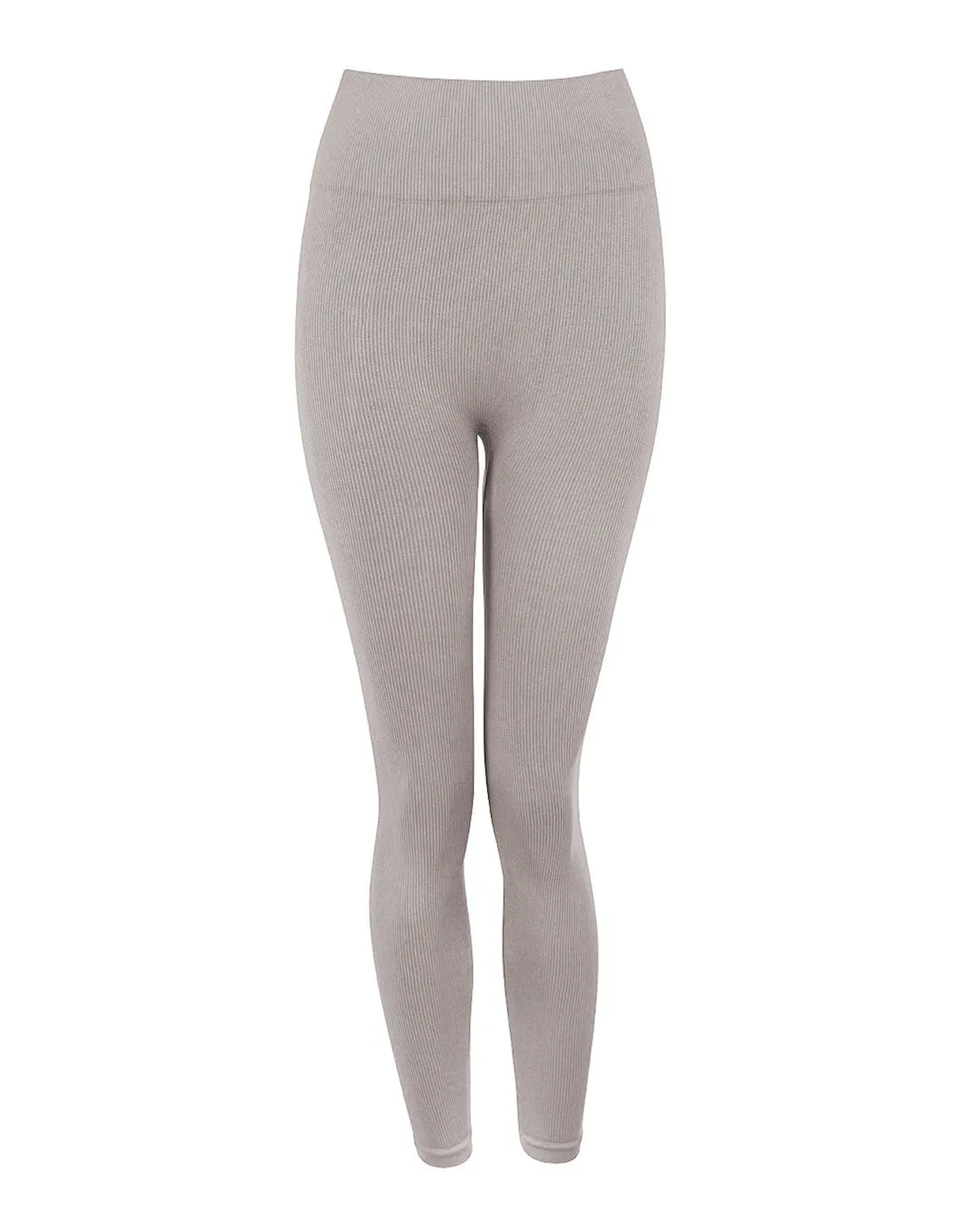 AWAKEN Ribbed Leggings | Taupe