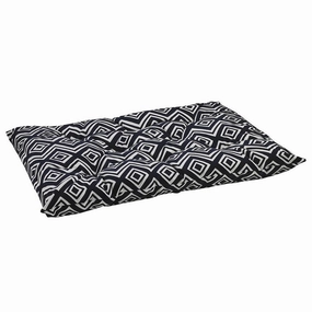 Azure Microvelvet Tufted Cushion Dog Crate Mat crate mat,memory foam pad,dog bed cushion