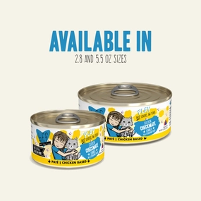 B.F.F. Wet Cat Food PLAY (Pat Lovers, Aw Yeah!) Chicken Checkmate grain free wet cat food,senior cat wet food,cat pt