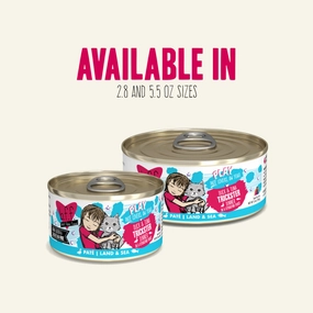 B.F.F. Wet Cat Food PLAY (Pat Lovers, Aw Yeah!) Duck & Tuna Trickster grain free wet cat food,senior cat wet food,cat pt