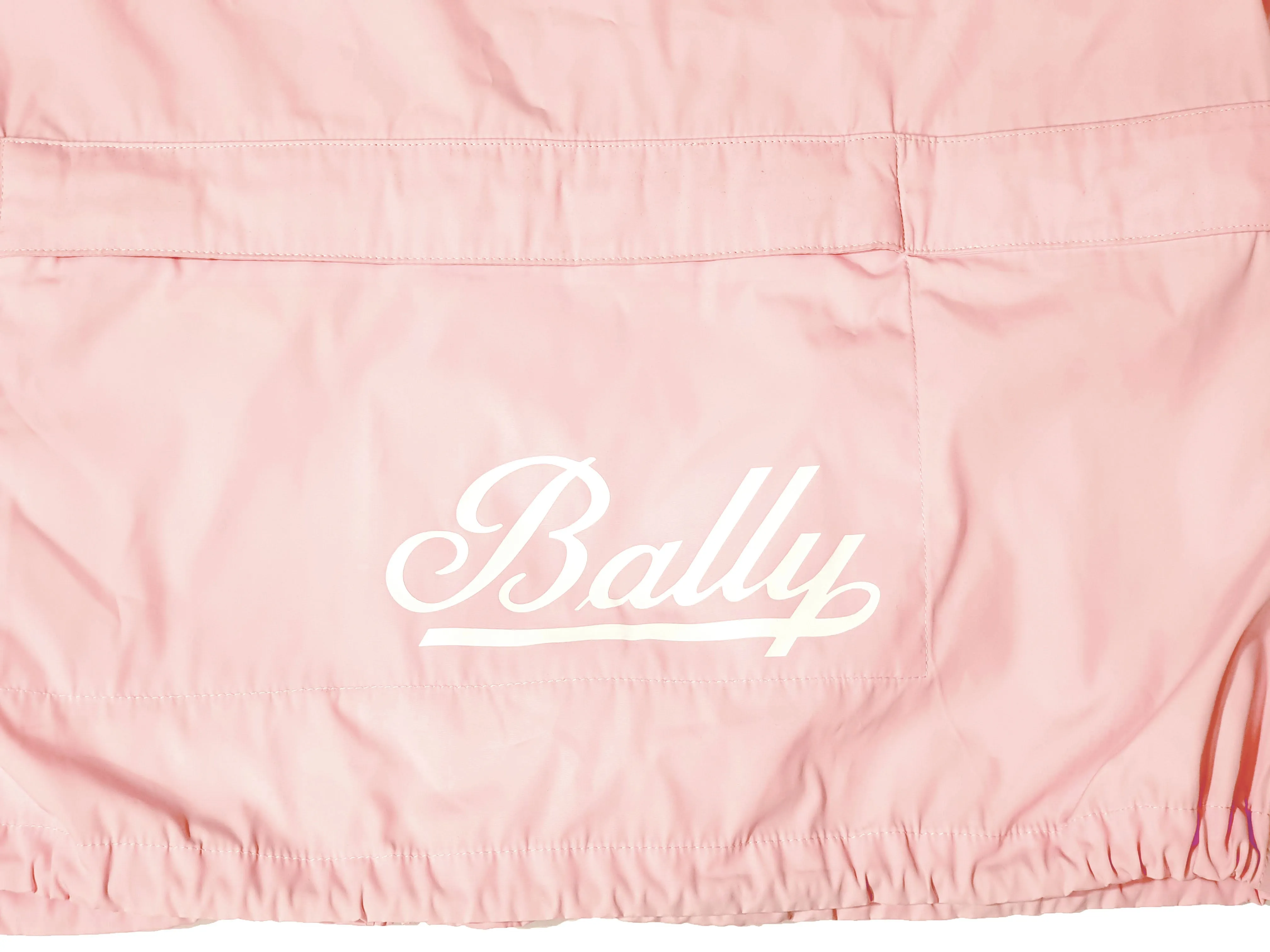 Bally 6301236 Petal Pink Waterproof Hooded Raincoat