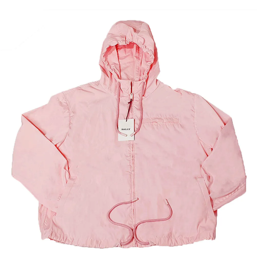 Bally 6301236 Petal Pink Waterproof Hooded Raincoat