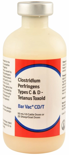 Bar Vac CD/T Vaccine for Cattle, Sheep, & Goats gourmet cat wet food,chicken in broth cat,fish recipe cat food