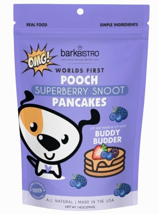 Bark Bistro Superberry Snoot Pooch Pancakes stainless steel bowl,metal pet feeder,steel water dish