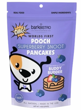 Bark Bistro Superberry Snoot Pooch Pancakes stainless steel bowl,metal pet feeder,steel water dish