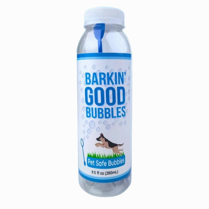 Barkin Good Bubbles for Dogs - Bacon Scented stainless steel bowl,metal pet feeder,steel water dish