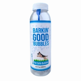 Barkin Good Bubbles for Dogs - Bacon Scented stainless steel bowl,metal pet feeder,steel water dish