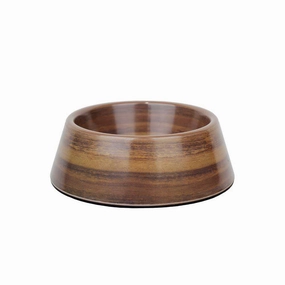 Barkley & Bella Melamine Dog Bowl Acacia Wood dog mattress,dog blanket,dog couch