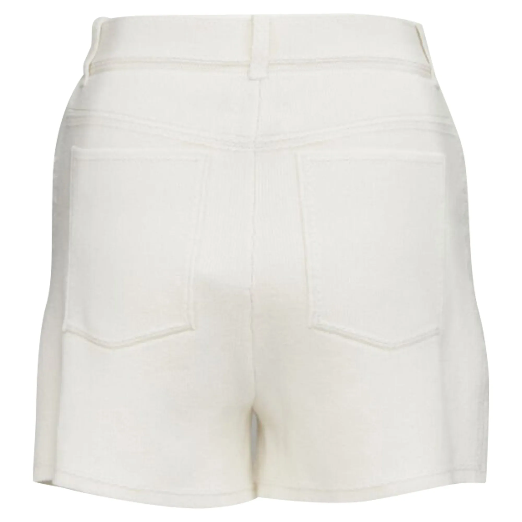 Barrie denim cashmere knit shorts