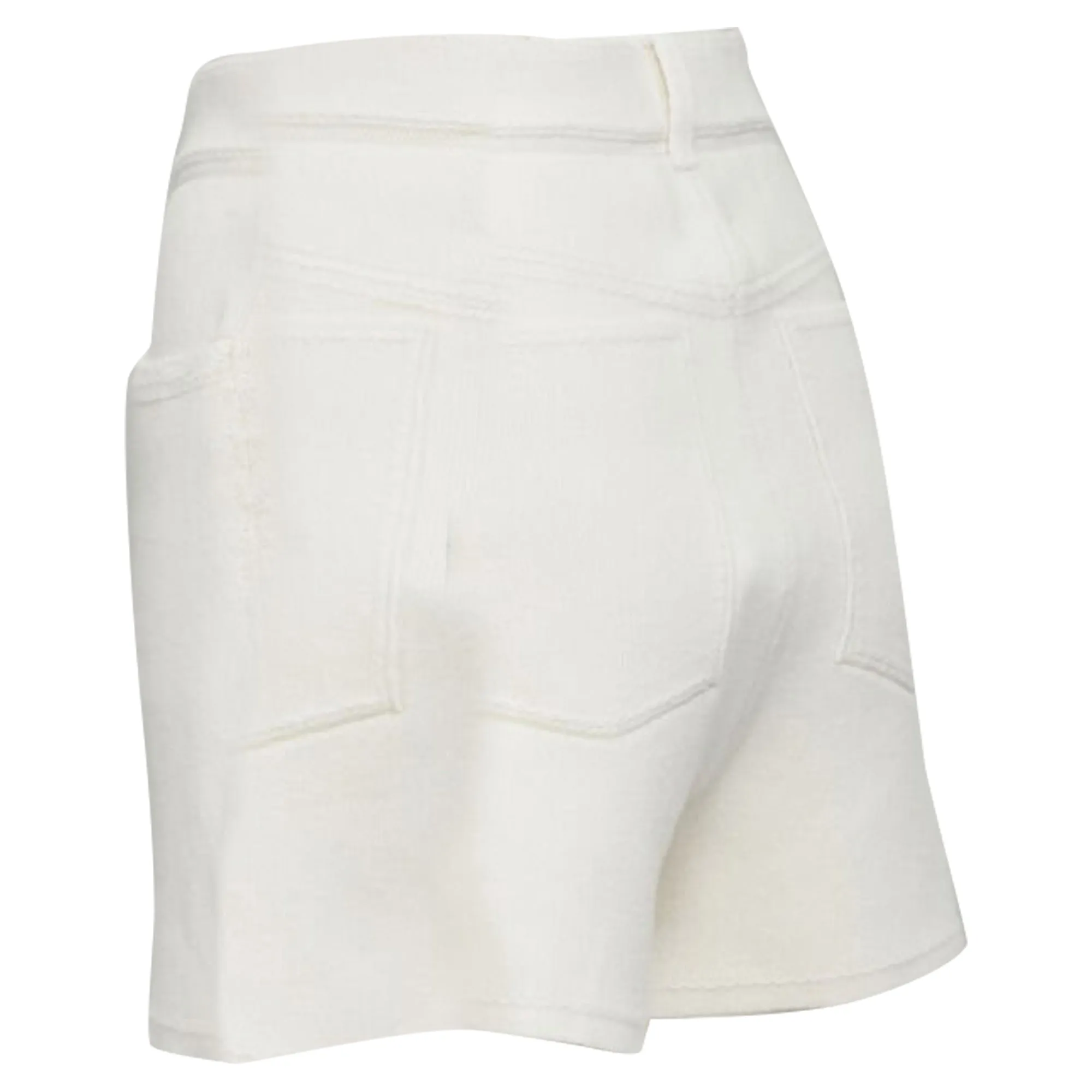 Barrie denim cashmere knit shorts