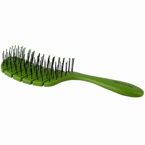 Bass Brushes Bio-Flex Detangling Hair Brush For Cats & Dogs (Green) pet grooming brush,pet comb,detangling brush for pets