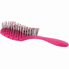 Bass Brushes Bio-Flex Detangling Hair Brush For Cats & Dogs (Pink) dog leash,reflective leash,retractable dog leash