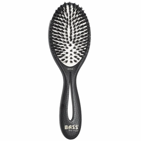 Bass Brushes Bio-Flex Shine Hair Brush For Cats & Dogs (Black) pet grooming brush,pet comb,detangling brush for pets