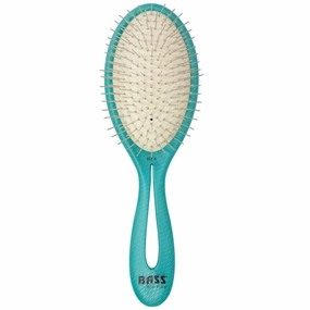 Bass Brushes Bio-Flex Style & Detangle Hair Brush For Cats & Dogs (Teal) dog leash,reflective leash,retractable dog leash