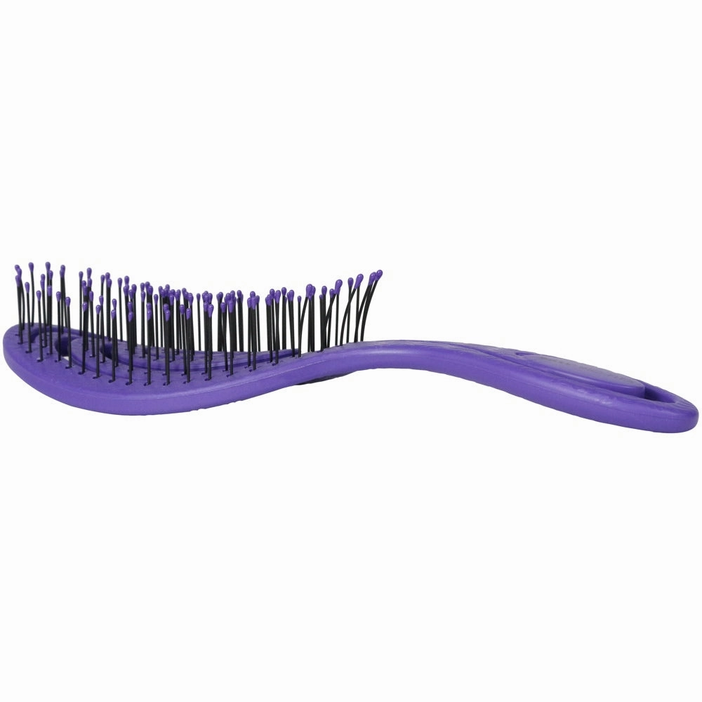 Bass Brushes Bio-Flex Swirl Detangling Hair Brush For Cats & Dogs (Purple) dog leash,reflective leash,retractable dog leash