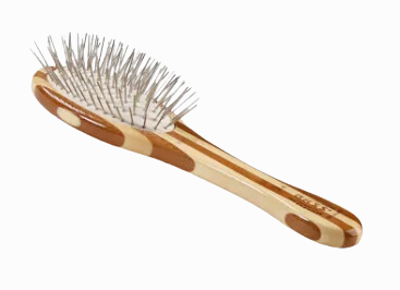 Bass Brushes Style & Detangle Bamboo Pet Brush - Small Oval