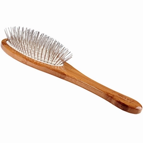 Bass Brushes Style & Detangle Dark Finish Brush For Cats & Dogs (Large) pet grooming brush,pet comb,detangling brush for pets