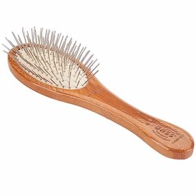 Bass Brushes Style & Detangle Dark Finish Brush For Cats & Dogs (Small) pet grooming brush,pet comb,detangling brush for pets