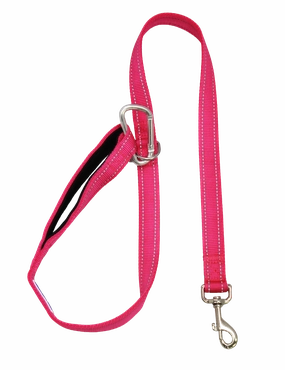BayDog Hudson Bay Dog Leash 6' - Sunset Pink dog bow tie,pet bandana,dog scarf