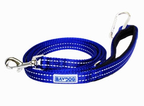 BayDog Pensacola Bay Dog Leash 6' for Small Dogs - Baydog Blue dog bow tie,pet bandana,dog scarf