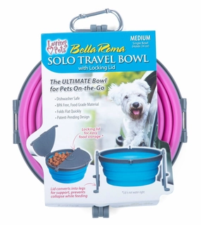 Bella Roma Travel Bowl cat food bowl,cat feeder,elevated cat dish