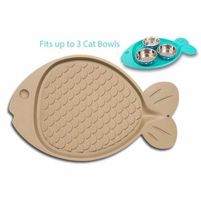 Bella Spill-Proof Cat Mat cat food bowl,cat feeder,elevated cat dish