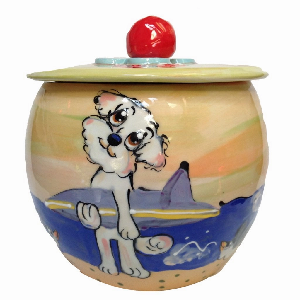 Bichon Frise 11 Dog Treat Jar pet apparel,dog hoodie,fashionable pet wear