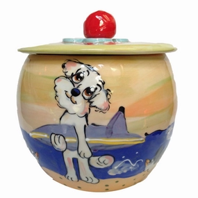 Bichon Frise 11 Dog Treat Jar pet apparel,dog hoodie,fashionable pet wear