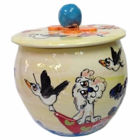 Bichon Frise 7 Dog Treat Jar pet apparel,dog hoodie,fashionable pet wear