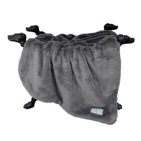 Big Baby Dog Blanket Pewter fleece dog blanket,soft dog throw,cozy pet blanket