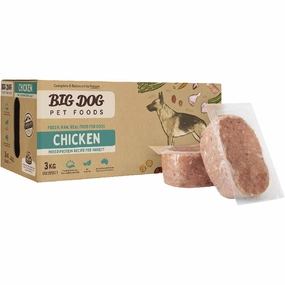 Big Dog BARF Chicken Grain-Free Frozen Raw Dog Food 3kg raw pet food,frozen meat dog,raw feeding dog