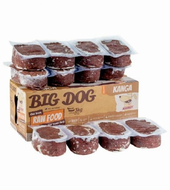 Big Dog Barf Kangaroo Frozen Raw Dog Food 3kg raw pet food,frozen meat dog,raw feeding dog