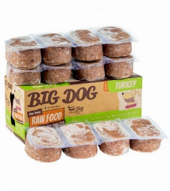 Big Dog Barf Turkey Frozen Raw Dog Food 3kg raw pet food,frozen meat dog,raw feeding dog