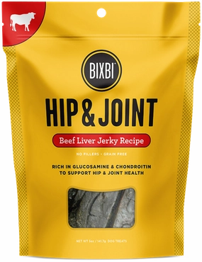 Bixbi Jerky Dog Treats Hip & Joint Beef Liver stainless steel bowl,metal pet feeder,steel water dish